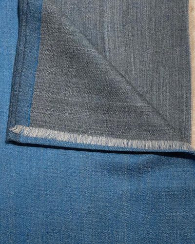 Scialle Avion Reversibile dettaglio retro lana seta Kashmir