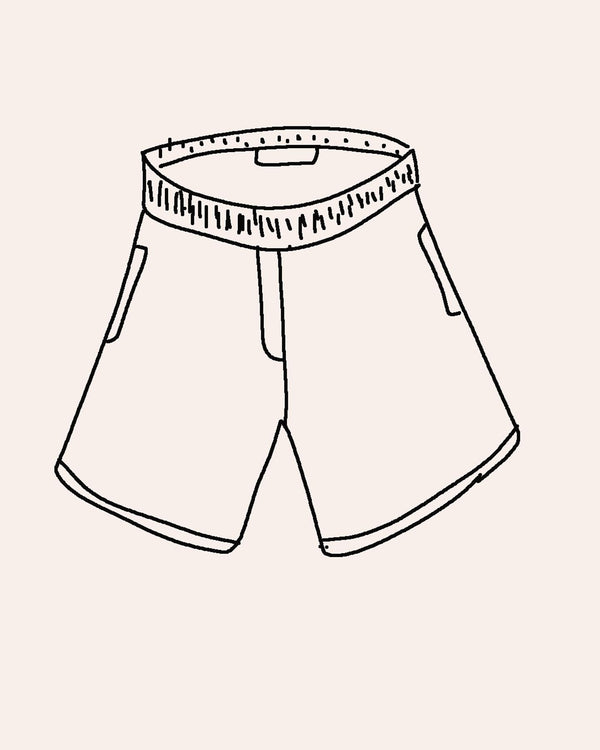 Shorts Butterfly cotone stampato dettaglio 2