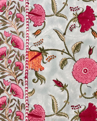 Sottopiatto Cheope dettaglio stampa block print cotone canvas