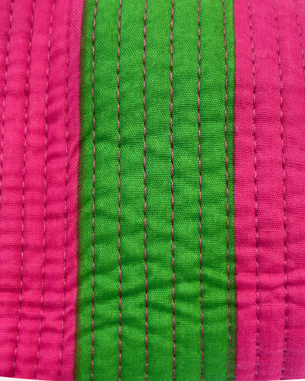 Astuccio Caraibi cotone block print dettaglio stampa colorata