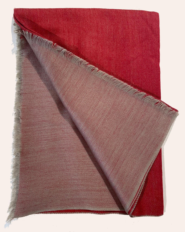Scialle Juri Reversible dettaglio retro reversibile lana seta