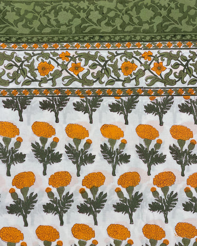 Dettaglio motivi block print Yellow Marygold