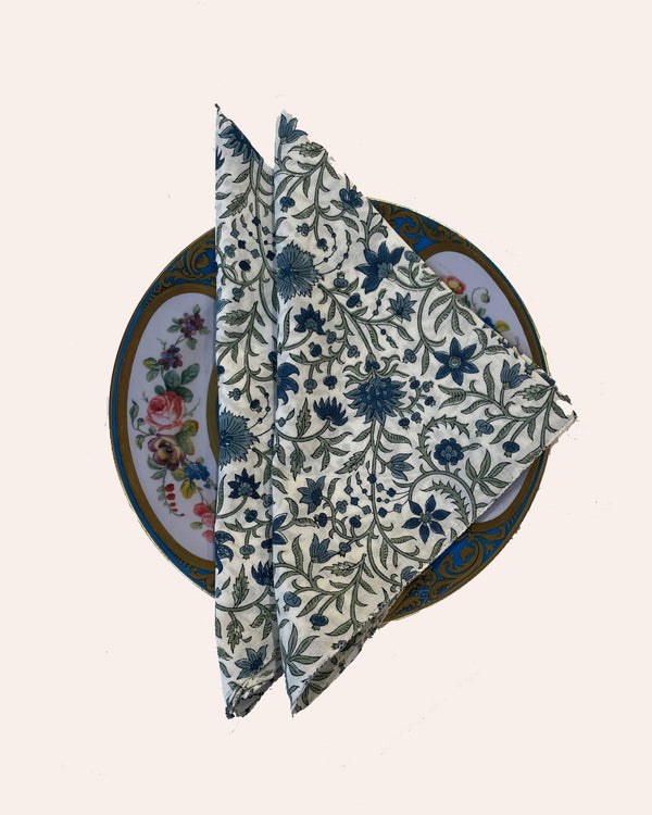 Set Blue Arabesque (4 pcs)