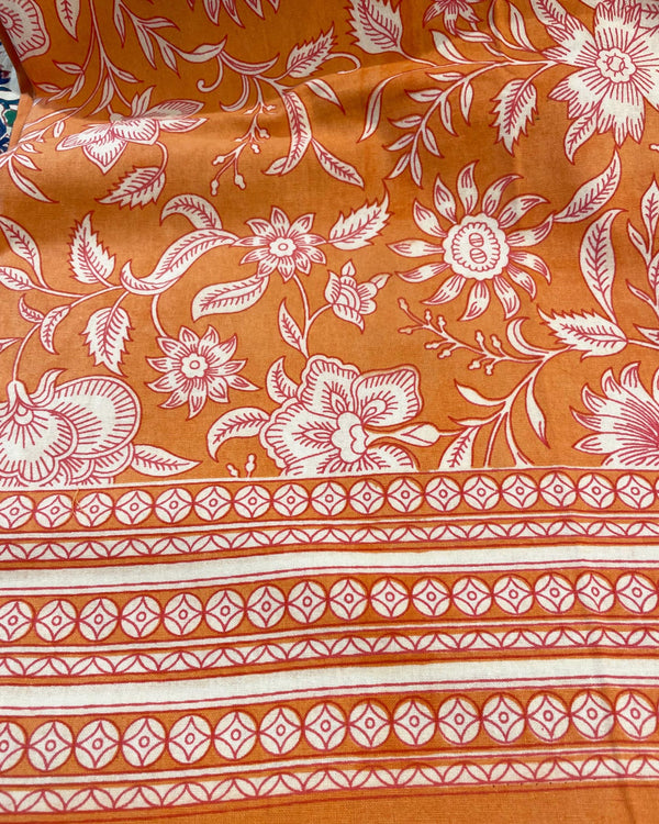 Dettaglio motivi block print Peach