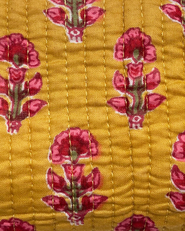 Cestino pane Bees cotone indiano vista 2