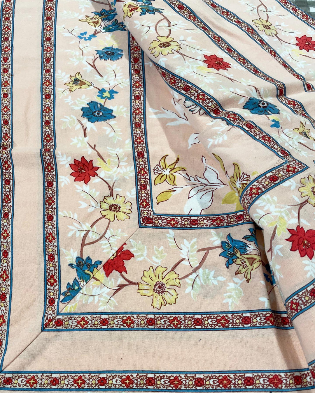 Dettaglio stampa block print Tangerils