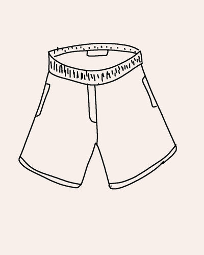 Shorts Butterfly cotone stampato dettaglio 2
