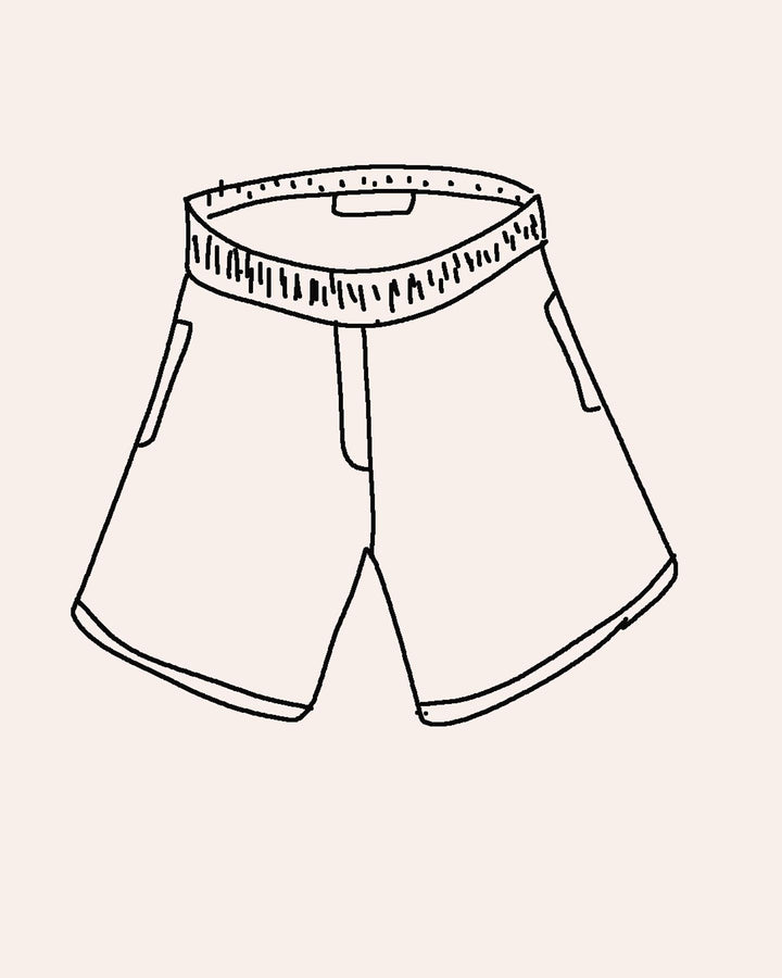Shorts Butterfly cotone stampato dettaglio 2
