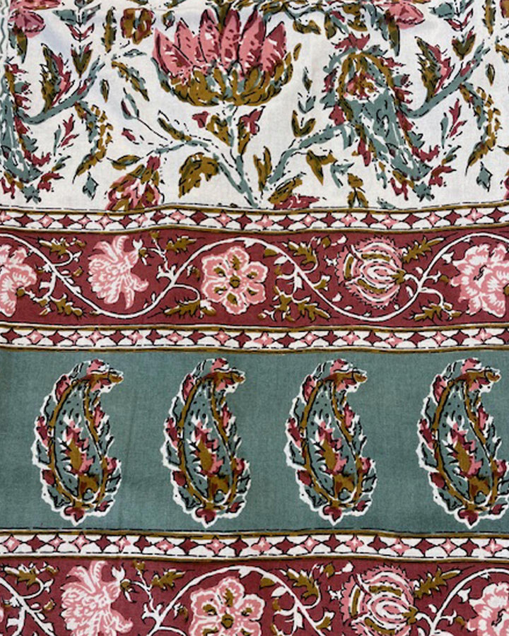 Dettaglio motivi block print Bracciano