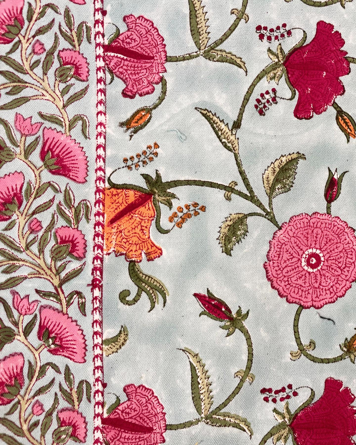 Sottopiatto Cheope dettaglio stampa block print cotone canvas