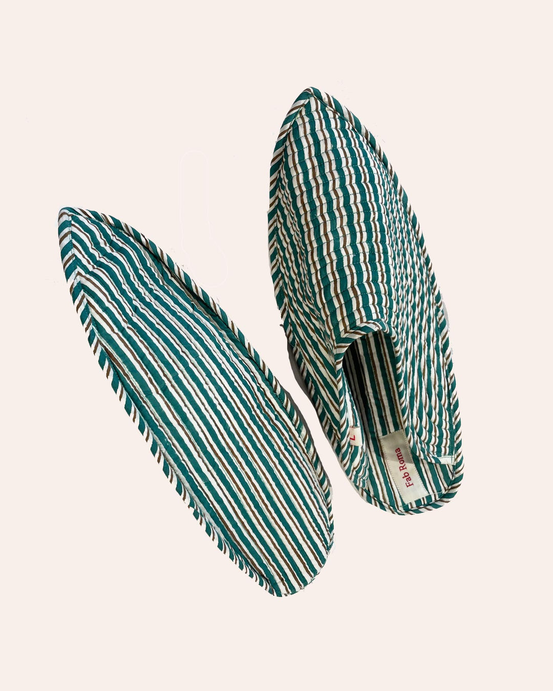 Babouches Forest pantofola artigianale dettaglio motivo botanico