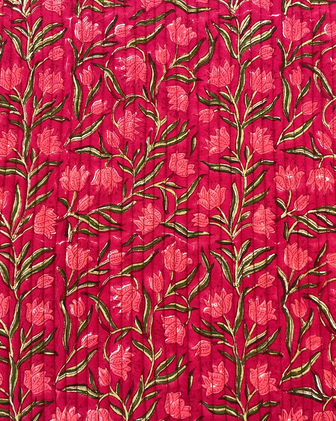 Sottopiatti Fuchsia cotone imbottito retro reversibile