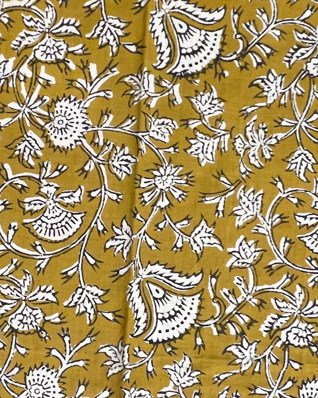Cuscino Gange dettaglio stampa block print cotone artigianale