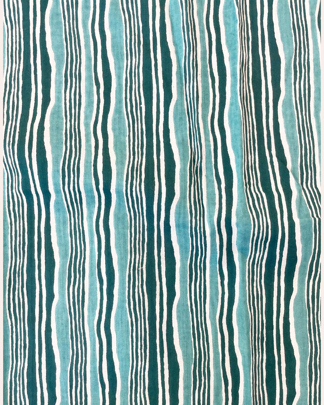 Shopper Hydra dettaglio stampa cotone block print colori vivaci