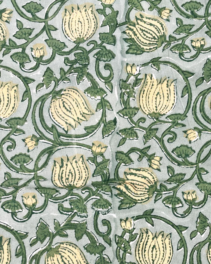Dettaglio motivi block print Langhe