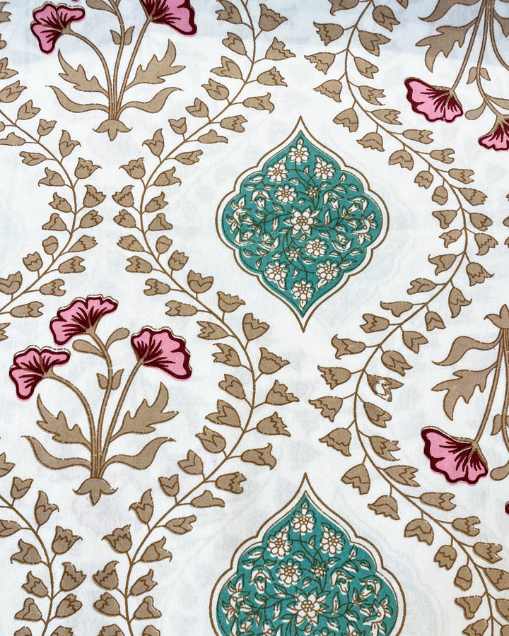 Dettaglio motivi block print Malvasia