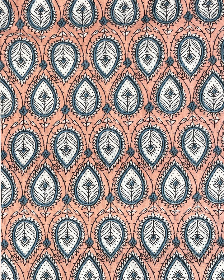Telo Shimla cotone block print dettaglio stampa