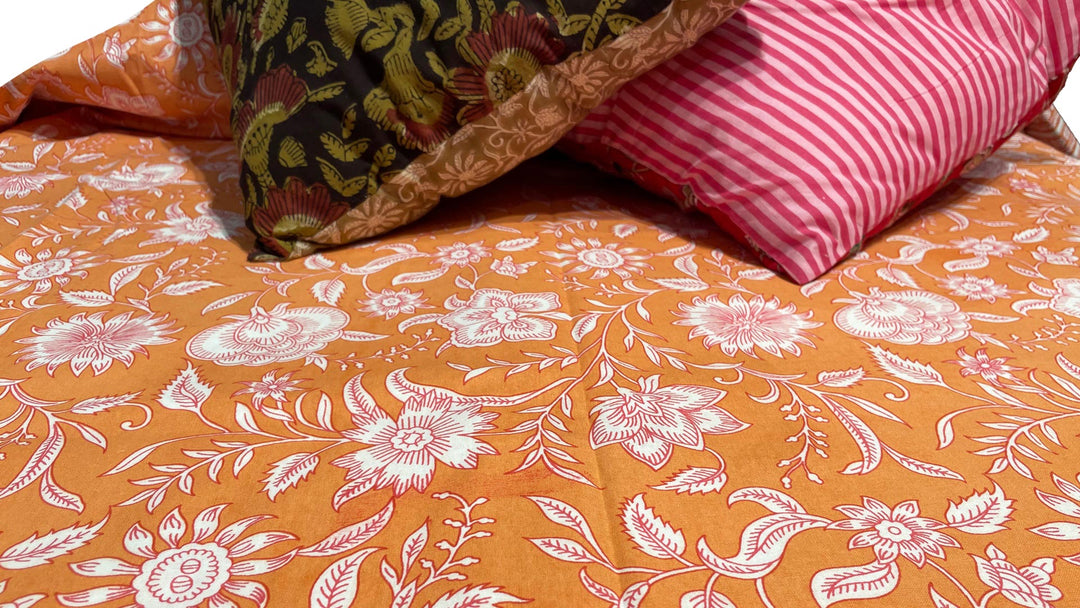 Telo Peach cotone indiano dettaglio