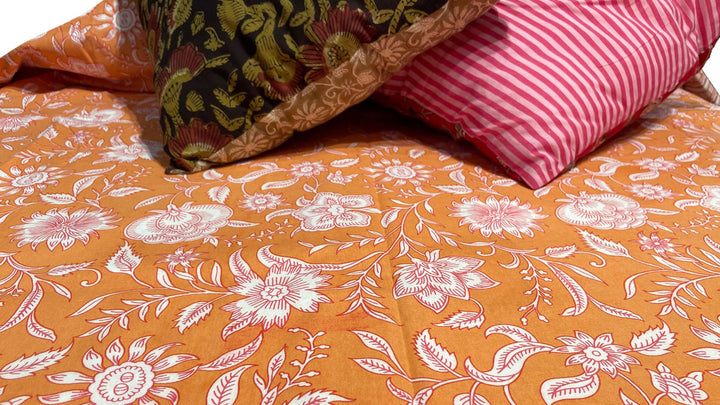 Telo Peach cotone indiano dettaglio